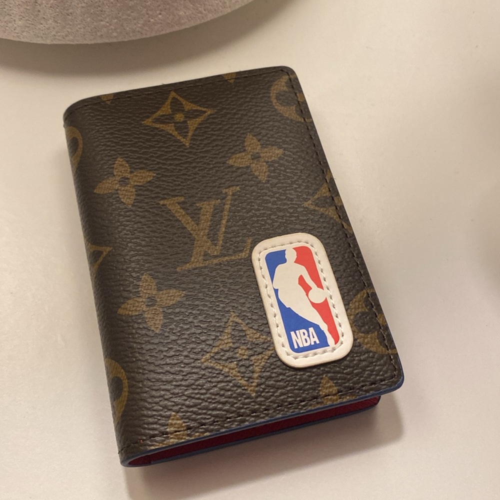 NBA Louis Vuitton card holder wallet